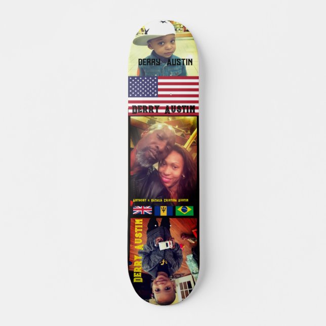 DERRY AUSTIN 2  7 3/4" Tabla de Skateboard (Anverso )