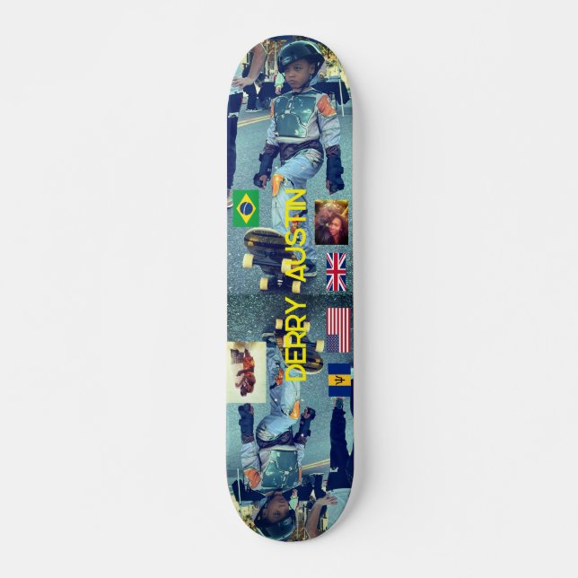 DERRY AUSTIN 7 3/4" Tabla de Skateboard (Anverso )