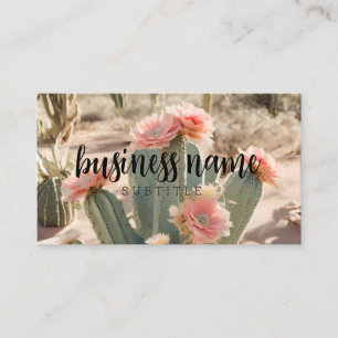 Derset Cactus + Tarjeta de presentación de flores