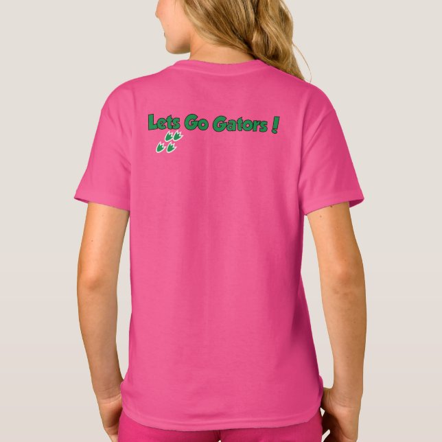 DES - Camisa de Chicas de Gator Gear para niños (Reverso)