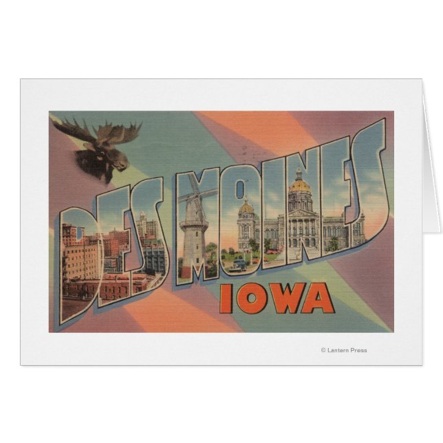 Des Moines, Iowa (Cabeza De Moose) (Anverso (Horizontal))