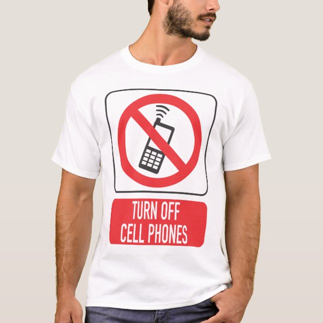 Desactivar camiseta de teléfonos celulares - Grap  (Anverso)