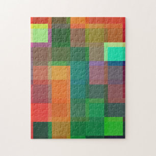Desafiando el bloque de color Art Colorful Puzzle