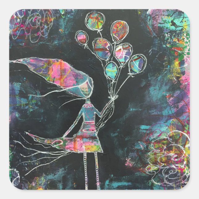 Desafiar a los Pegatinas de arte lógico (Anverso)