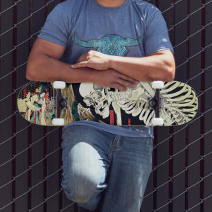 Desafiar al espectro: Audaz Kuniyoshi Skateboard