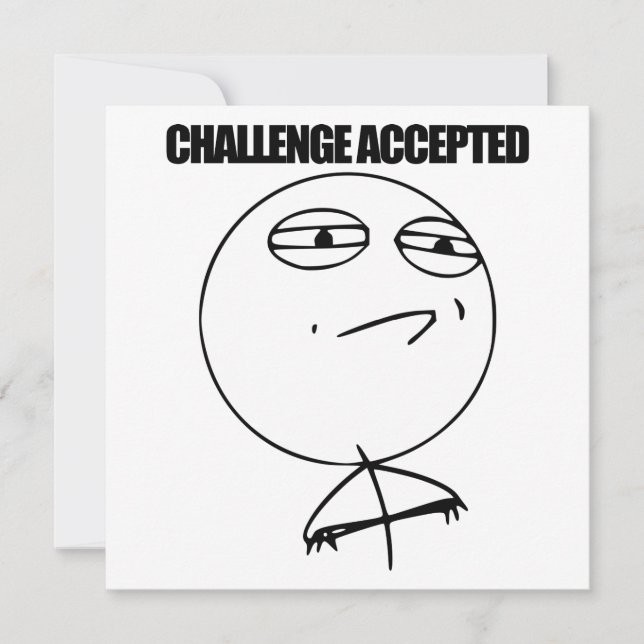 Desafío aceptado (Anverso)