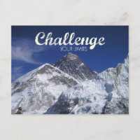 Desafío del monte Everest su postal de los límites