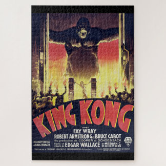 Desafío Rompecabezas King Kong Estilo Vintage