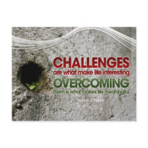 Desafíos de la tarjeta postal Inspiradora