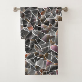 Desagradable de salmón bruto y mosaico irregular g