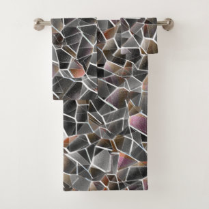 Desagradable de salmón bruto y mosaico irregular g