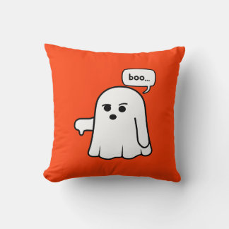 Desaprobando el Cojín decorativo del fantasma Boo