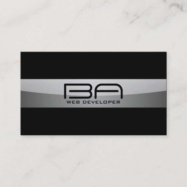 Desarrollador de Web - tarjetas de visita (Anverso)