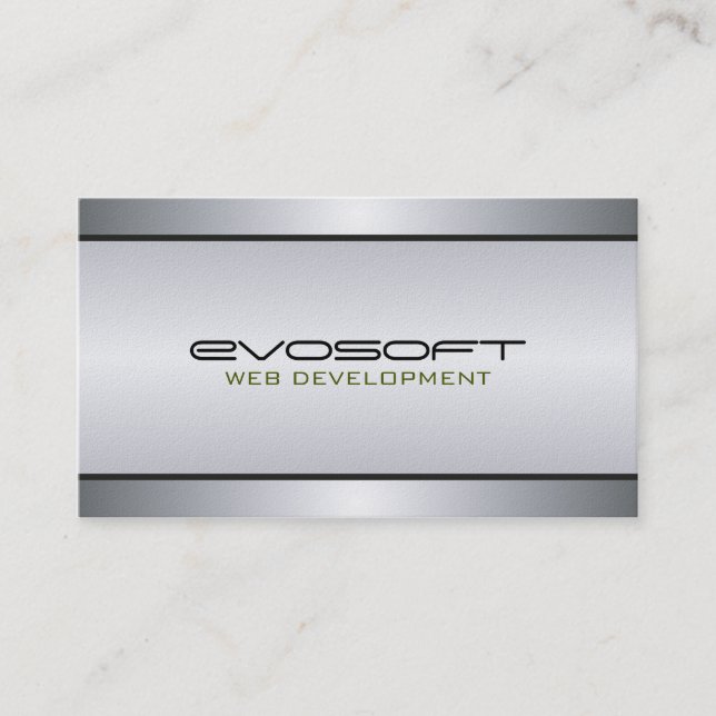 Desarrollador de Web - tarjetas de visita (Anverso)