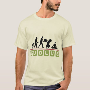 Desarrolle la camiseta de la yoga