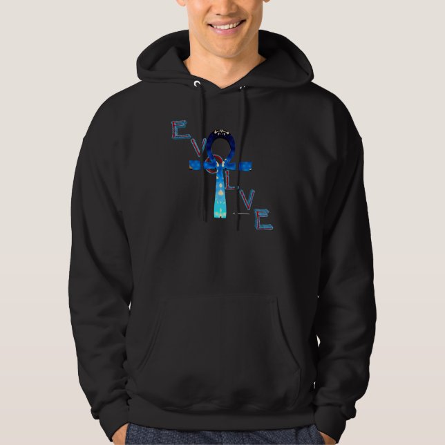 Desarrolle la sudadera con capucha de los hombres (Anverso)