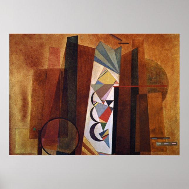 Desarrollo de Kandinsky en arte abstracto de Brown (Frente)
