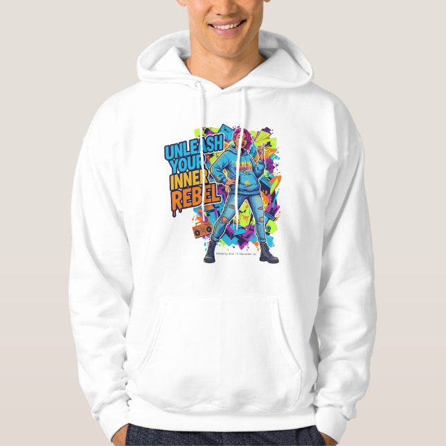 Desata a tu rebelde interior - Sudadera con capuch (Anverso)