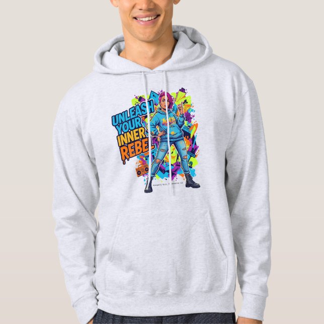 Desata a Tu Rebelde Interior - Sudadera con Capuch (Anverso)