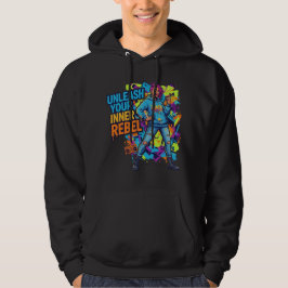 Desata a tu rebelde interior - Sudadera con capuch