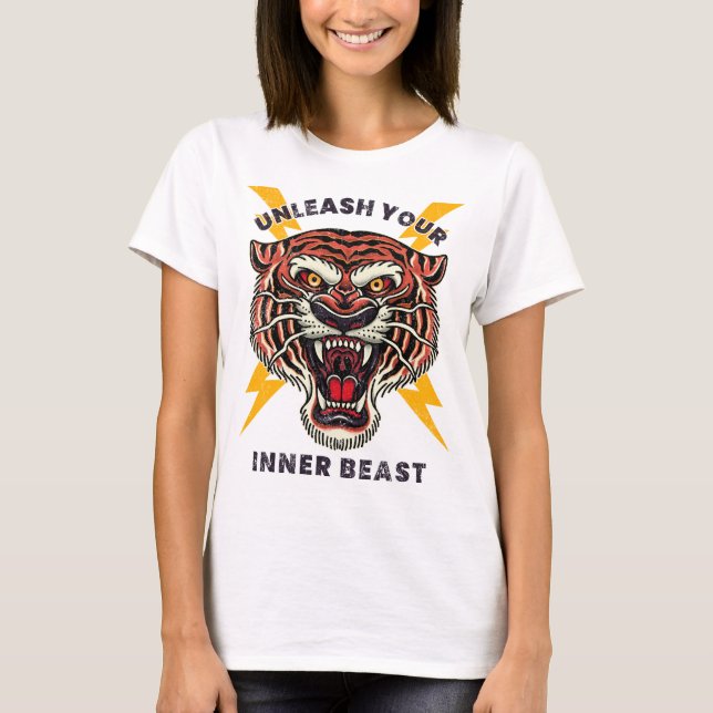 Desata tu bestia interior Camiseta Tiger (Anverso)