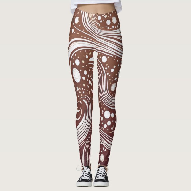 Desata tu creatividad: leggings con patrón funky (Anverso)