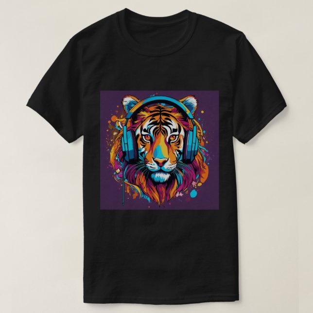 Desate el poder: la camiseta mágica del tigre (Diseño del anverso)