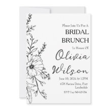 desayuno almuerzo con la novia invitaciones para d