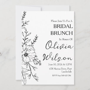 desayuno almuerzo con la novia invitaciones para d