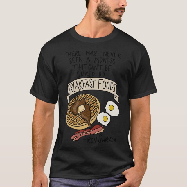 Desayuno Comida Camiseta Clásica-Camiseta Esencial (Anverso)