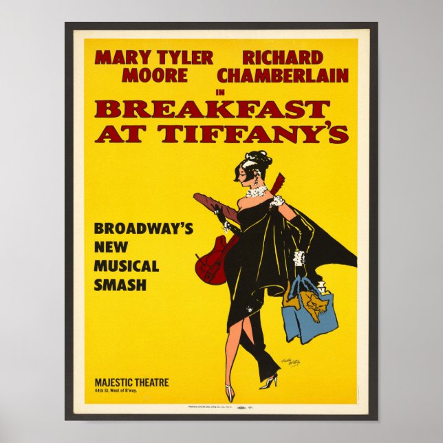 Desayuno en el Poster de impresión de Tiffany (Frente)
