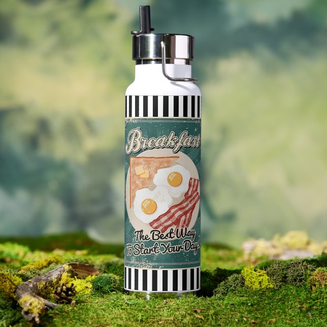 Desayuno Retro Thor Botella de Agua (Exterior)
