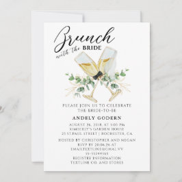 Desayuno Tardío con la Novia Invitación