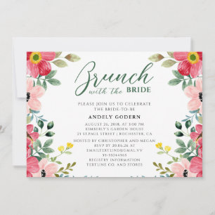 Desayuno Tardío con la Novia Invitación