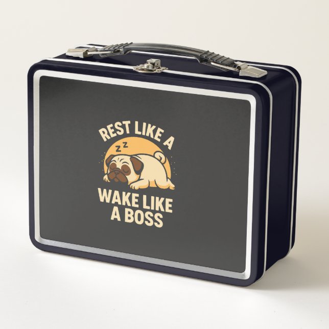 Descansa Como Un Pug - Despierta Como Un Boos (Anverso)
