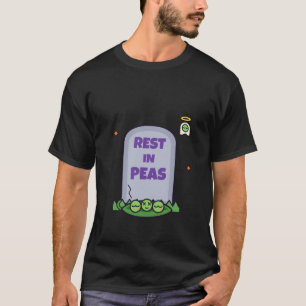 Descansa en guisantes Camiseta divertida de Hallow