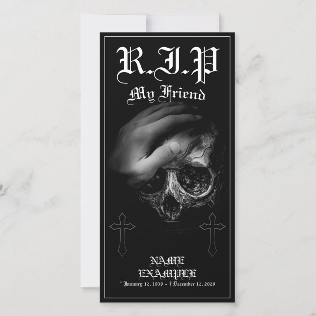 Descansa en paz mi amigo (Anverso)