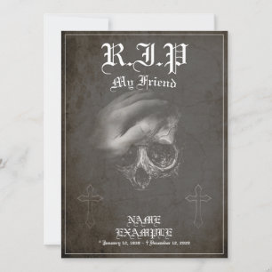 Descansa en paz mi amigo - vintage