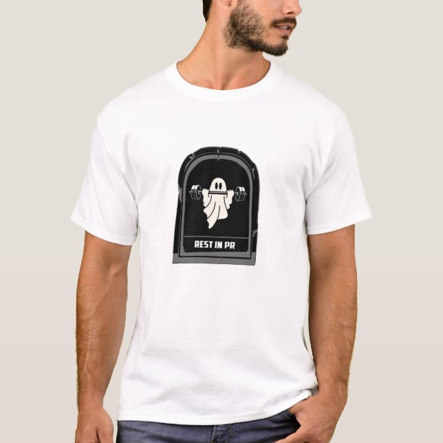 Descansa en PR - Camiseta divertida de gimnasio (Anverso)