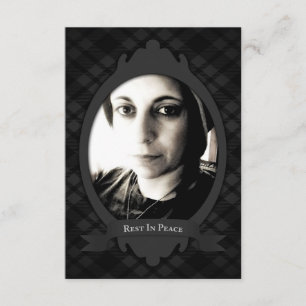 descansar en invitaciones del servicio funerario d