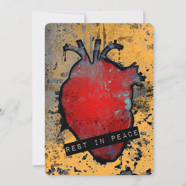 descansar en paz corazón anatómico (Anverso)