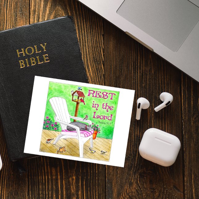 Descanse en la postal Inspiradora del Señor (Subido por el creador)