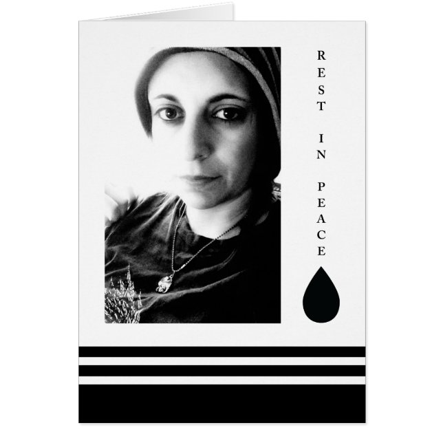 descanse en paz gota de lágrima (Frente)