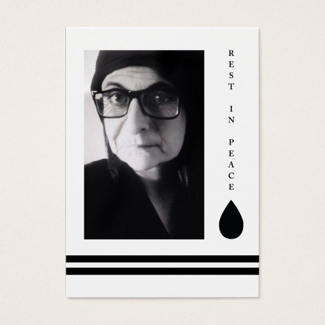 descanse en paz gota de lágrima (Frente)