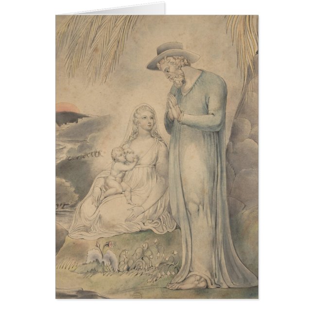 Descanse sobre el vuelo en Egipto (Frente)