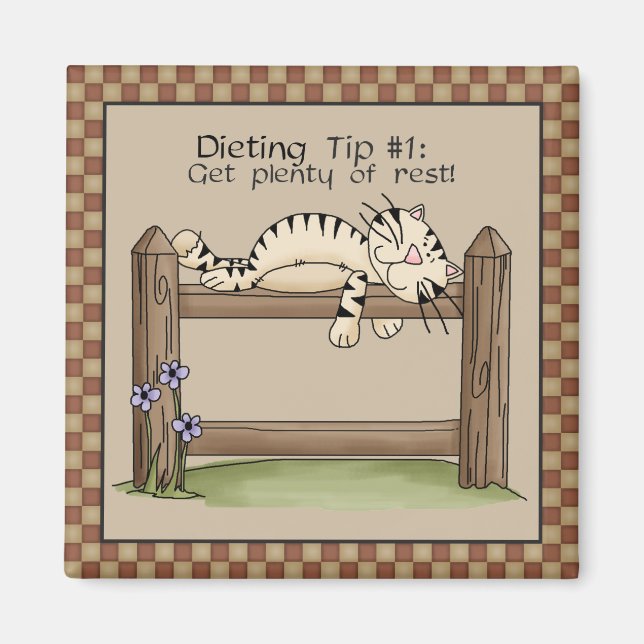 Descanse un montón - imán frigorífico (Frente)