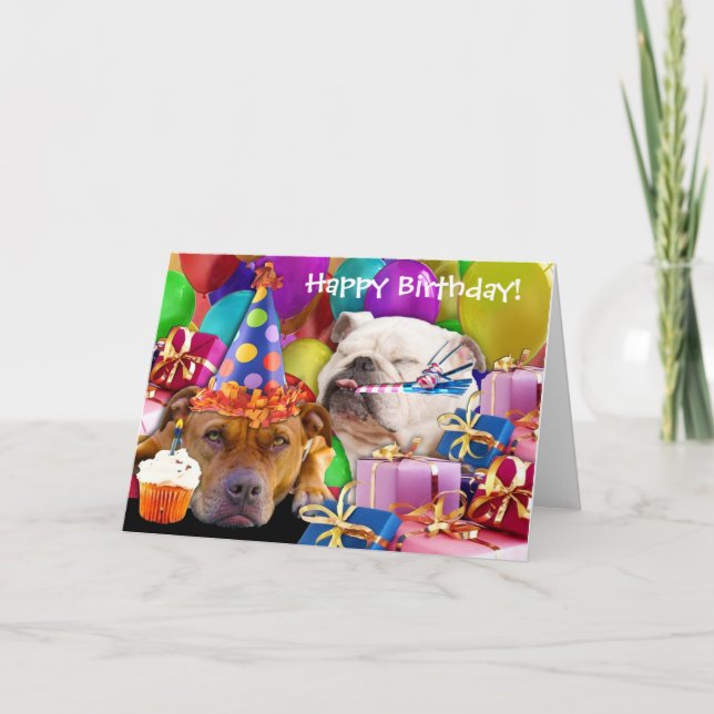 ¡Descanse y soplen! Tarjeta de felicitación por cu (Anverso)