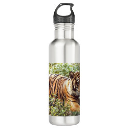 Descanso de la botella de agua del tigre de Sumatr