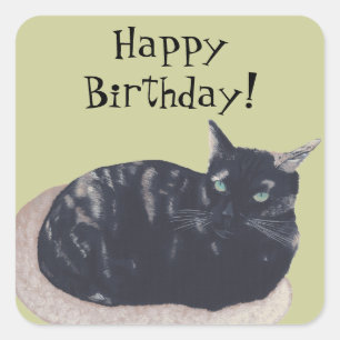 Descanso de los Pegatinas del cumpleaños feliz del