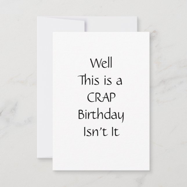 Descanso gracioso de tarjeta de cumpleaños autoais (Anverso)